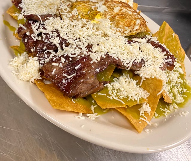 Chilaquiles.